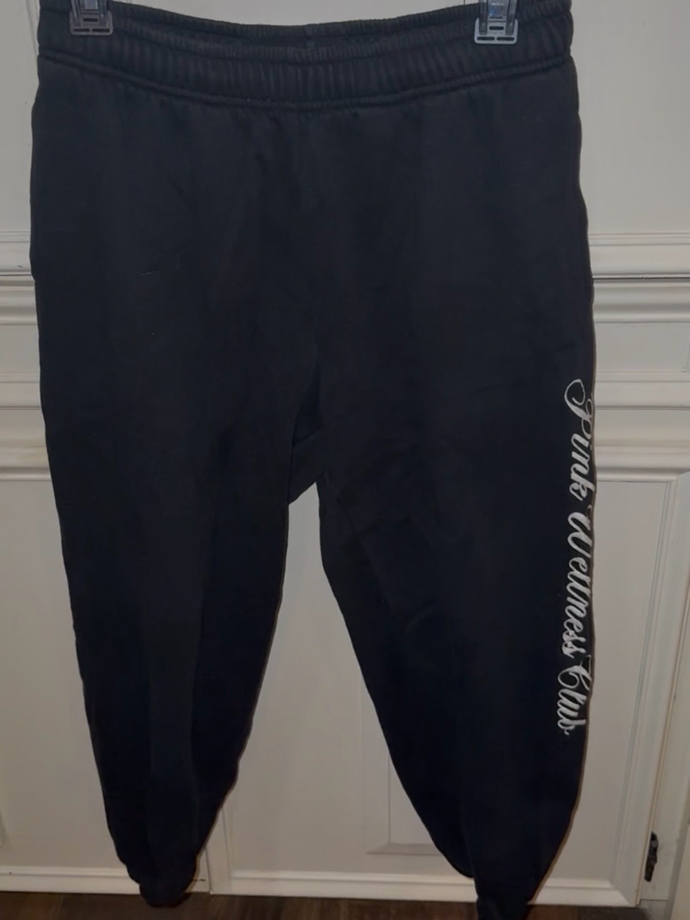 Victoria's Secret Black Kids Sweatpants with Side Script